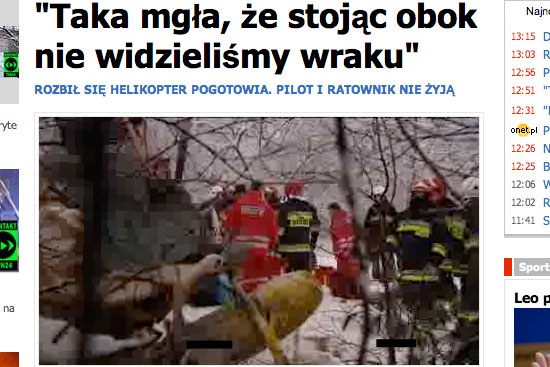 TVN24 aus Polen berichtet über den Vorfall