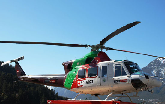 Archivfoto der betroffenen Bell 412 "OE-XYY"