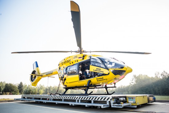 Mit Inbetriebnahme der Maschine H145 fliegt nun einer der modernsten Helikopter Intensivtransporte für Brandenburg und über die Landesgrenzen hinaus.