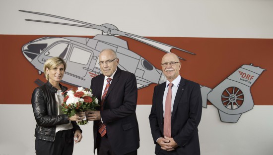 Dr. h.c. Rudolf Böhmler und René Closter heißen die neue Aufsichtsrätin Annette Sohns willkommen