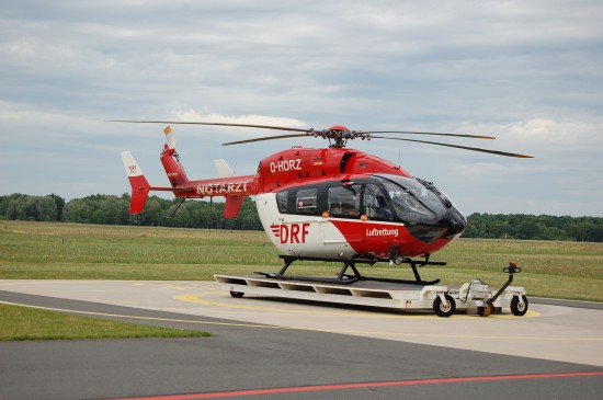 In Hannover wurde bislang eine EC 145 als ITH &ldquo;Christoph Niedersachsen&ldquo; eingesetzt (Aufnahme aus dem Juni 2017)