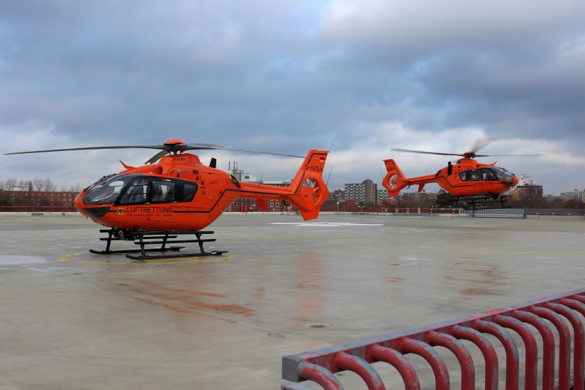 Das BBK setzt insgesamt 18 EC 135/H135 an 12 Zivilschutz-Hubschrauber-Standorten ein