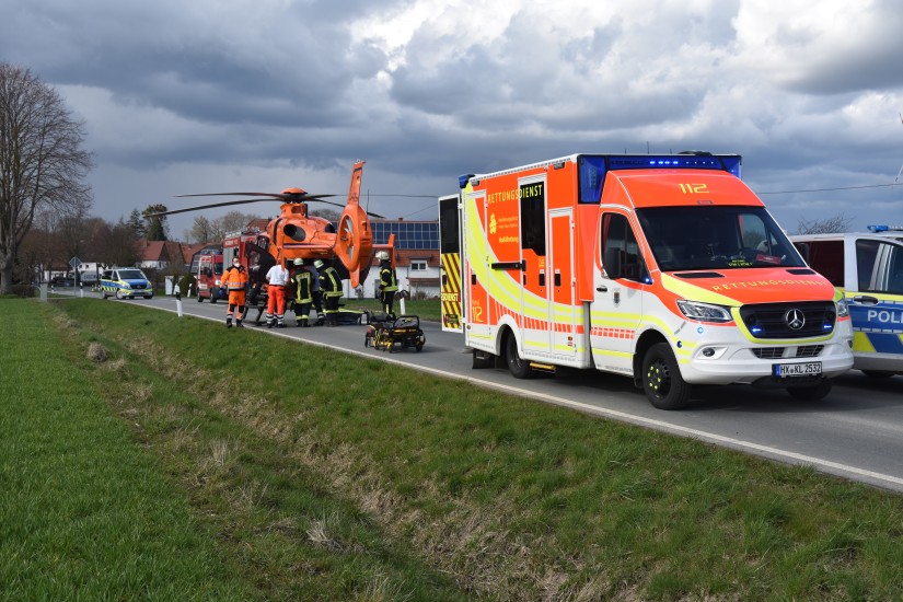 Die ZSH-Teams tragen dazu bei, dass jeden Tag Menschenleben gerettet werden können (hier &ldquo;Christoph 13&ldquo; bei einem Einsatz in Nieheim-Holzhausen)