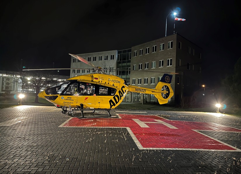 „Christoph Rheinland“ fliegt ab Ende Februar auch bei Dämmerung zu Notfalleinsätzen.