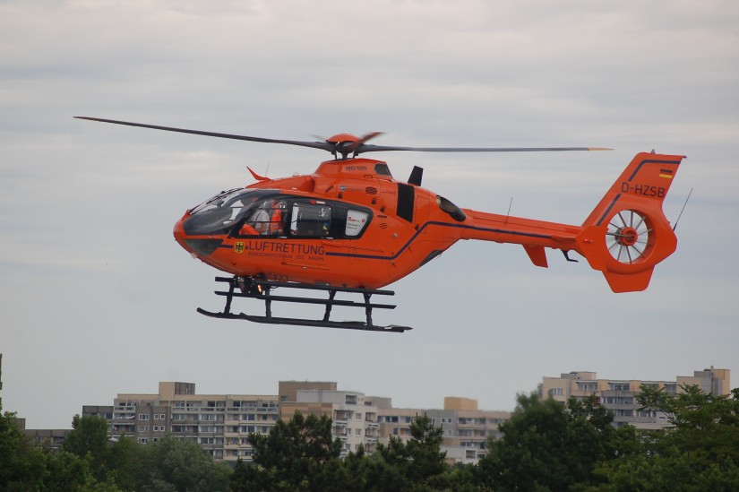 Seit 2007 fliegt in Hannover ein moderner Zivilschutz-Hubschrauber vom Typ EC 135 T2i