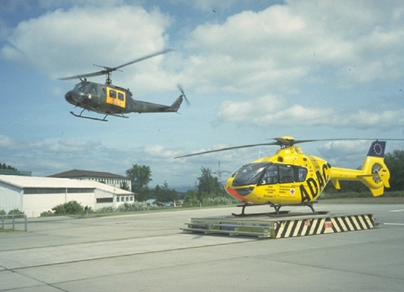 Aus &ldquo;SAR 73&ldquo; wurde &ldquo;Christoph 23&ldquo;: Im April 1999 wurde die Bell UH-1D der Bundeswehr durch eine EC 135 der ADAC Luftrettung ersetzt