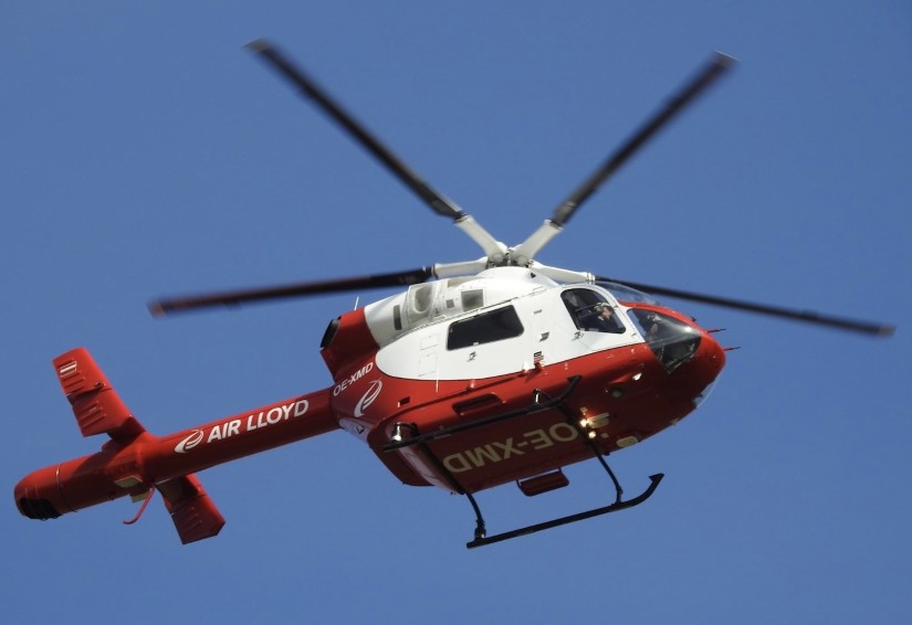 Ein Hubschrauber der Air Lloyd, wie er nach dem Willen der Projektbeteiligten von Meschede aus Einsätze fliegen soll