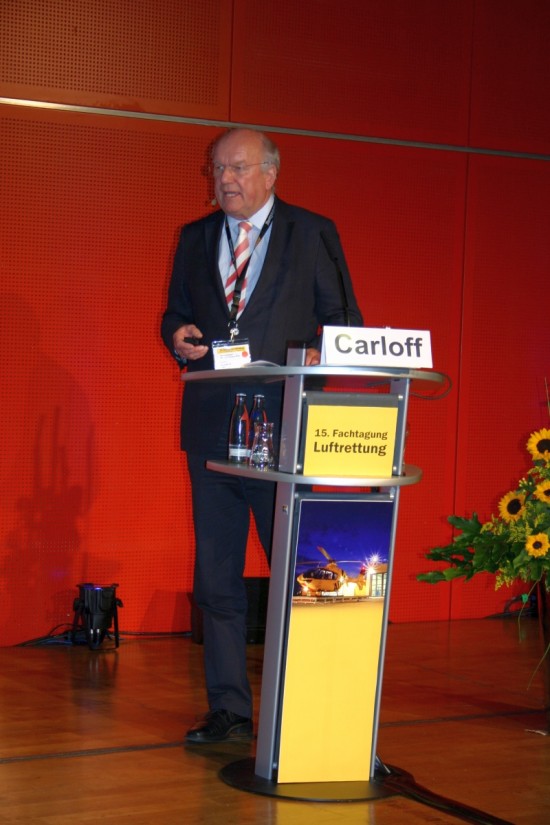 Gunter Carloff referierte über die neuen Vorgaben für Krankenhauslandeplätze