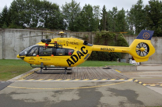 Die im September 2014 als erste H145 an den ADAC übergebene D-HEMS ist Stamm-Maschine an der ADAC-Luftrettungsstation in Murnau