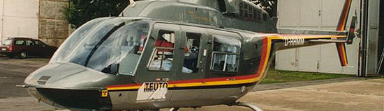 Eine Bell 206 in der Luftrettung